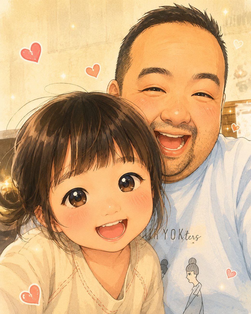 子どもと笑い合う関田英介